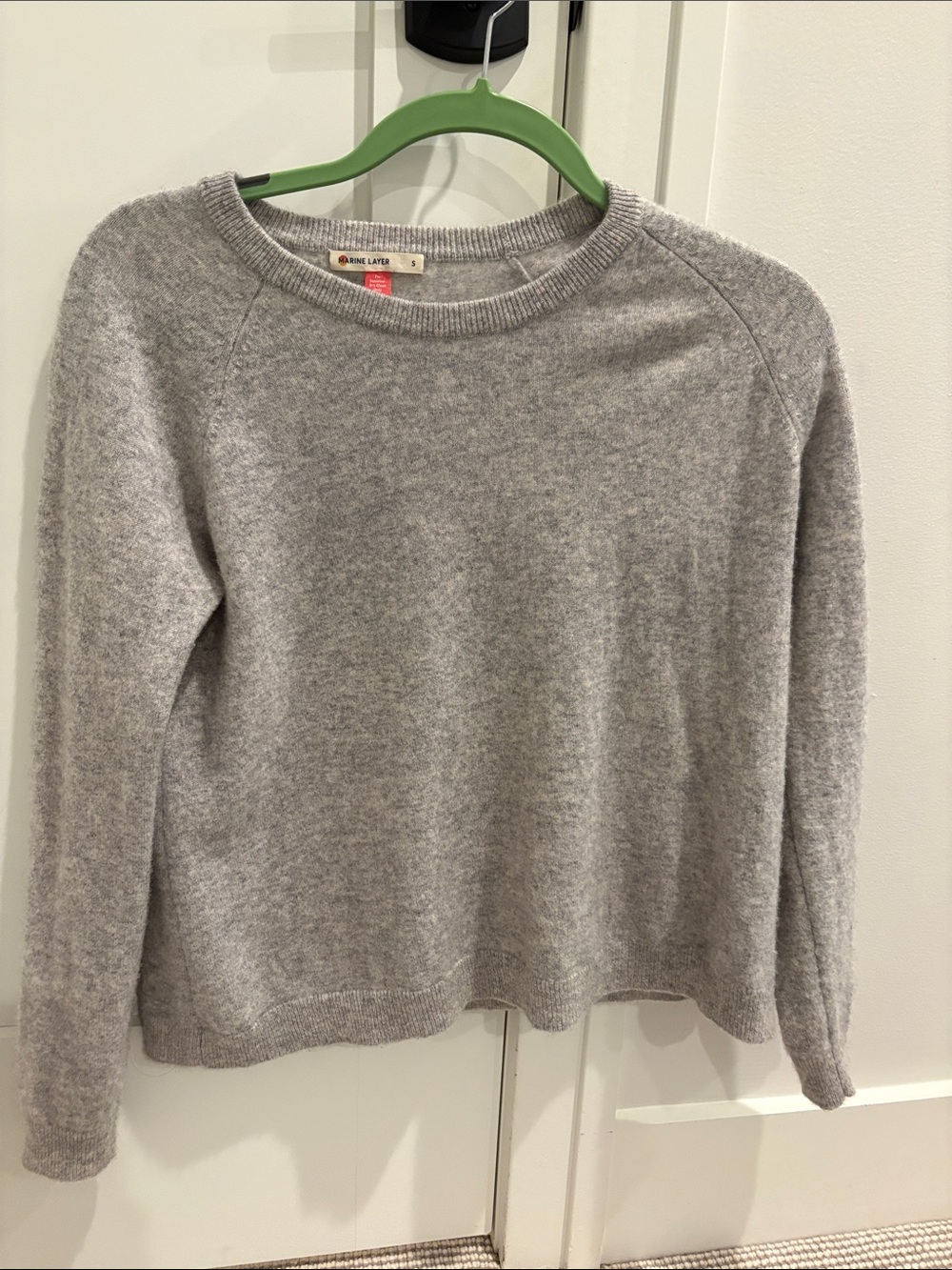 Marine Layer - Light Gray Women's Cashmere Sweater